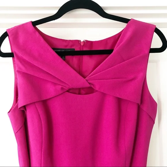 NWOT - Jones New York Fuchsia Sheath Dress - Picture 4 of 5